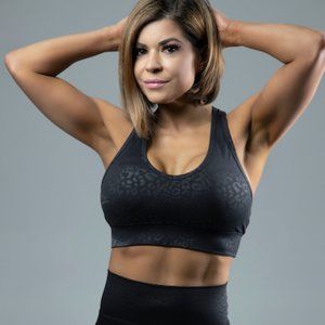 Black Panther Sports Bra / carbon 38
